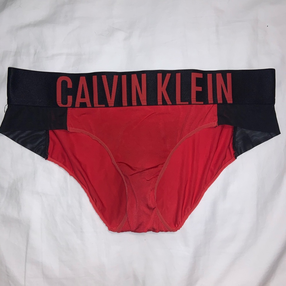 Red Calvin Klein Panties